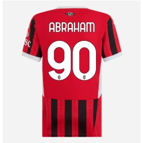 AC Milan Tammy Abraham #90 Hemmakläder Dam 2024-25 Kortärmad